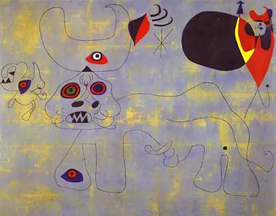The Bullfight Joan Miro